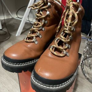 Brown Leather Women's Boots